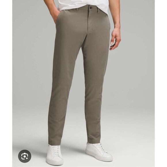 Lululemon ABC Slim-Fit Trouser 32L Stretch Cotton VersaTwill sz32 - Picture 1 of 7